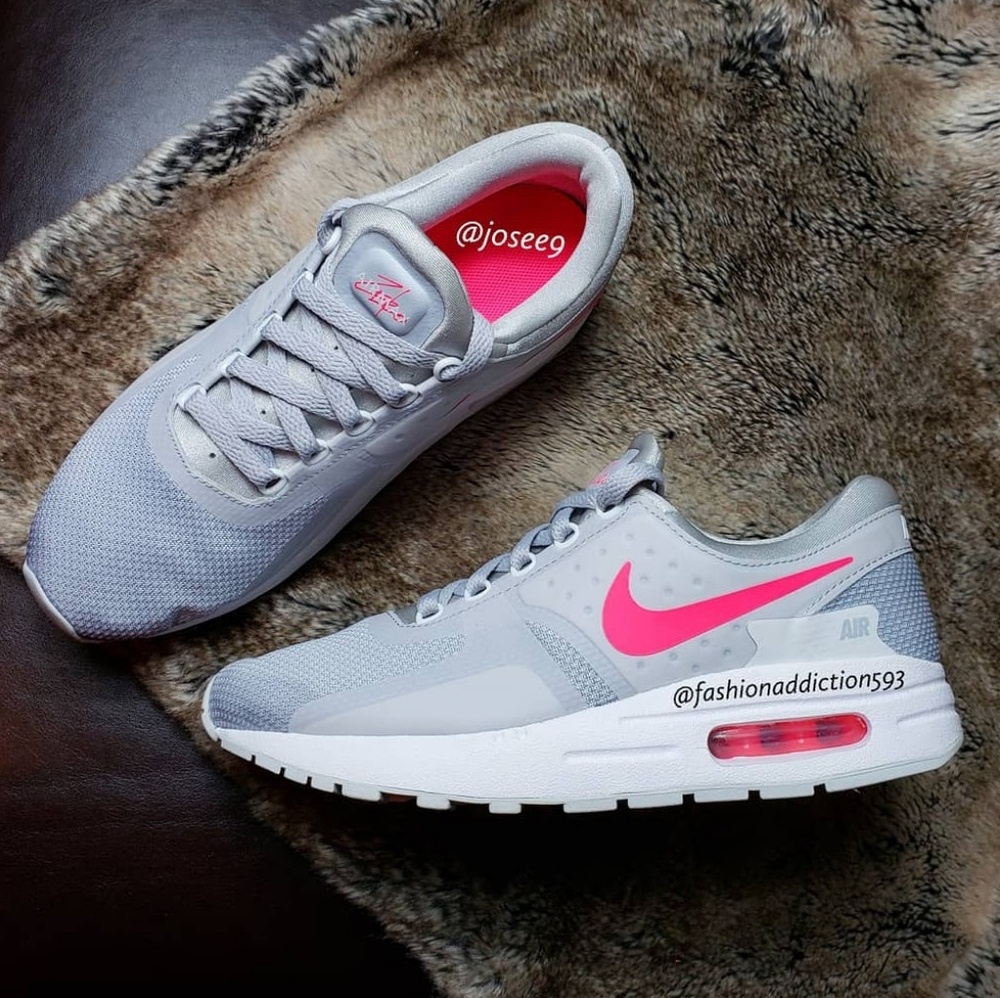 NWT Nike Air Max Zero Essential gray neon pink - Picture 4 of 5